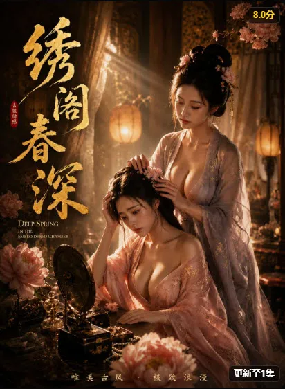 古风重生题材短剧海报，女子浴火归来